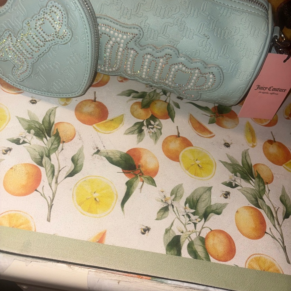 Juicy Couture Mint Green Handbag Set